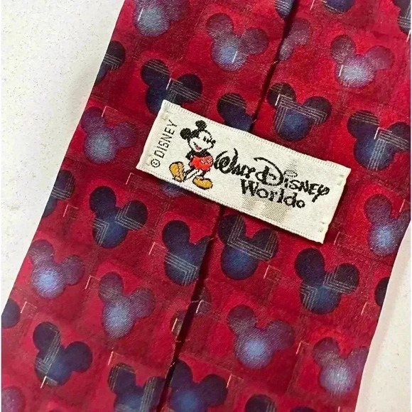 VINTAGE DISNEY | 100% Silk Mickey Mouse Tie - Picture 2 of 4